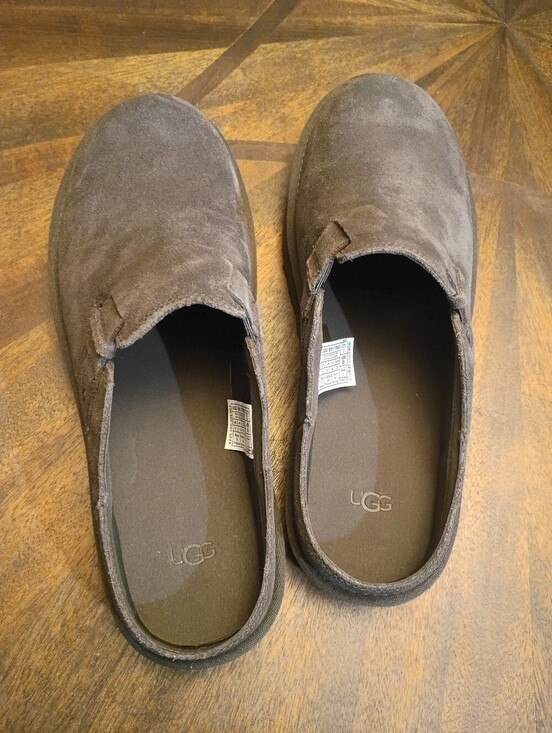NWT UGG New Heights Mule Clog Gray Suede Men\'s Size 11 NWB Style 1178852 main image 16